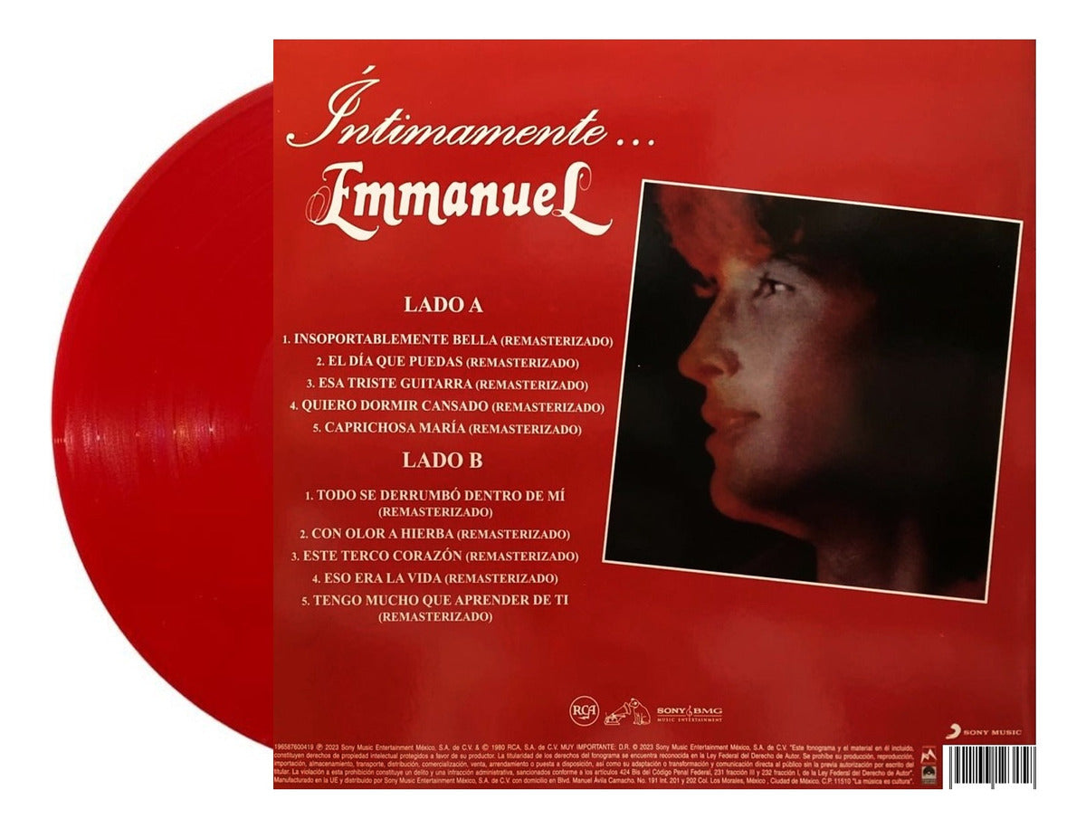 Emmanuel Intimamente Lp Vinyl