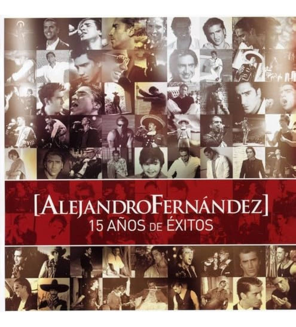 Alejandro Fernandez 15 Años De Exito Disco Cd + Dvd