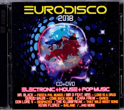 Eurodisco 2018 Electronic Pop House Disco Cd + Dvd
