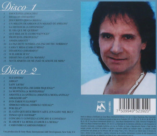 Roberto Carlos 30 Grandes Canciones 2 Discos Cd