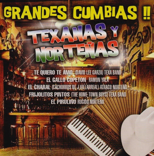 Grandes Cumbias Texanas Y Norteñas Disco Cd