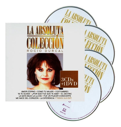 Rocio Durcal La Absoluta Coleccion Box 4 Disco Cd + Dvd