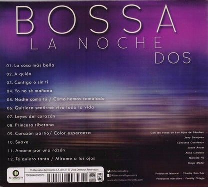 Freddy Ortega Bossa La Noche 2 Dos Disco Cd