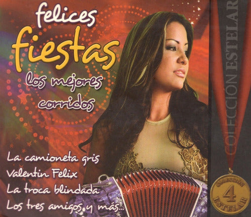 Nuevo Felices Fiestas Los Mejores Corridos Disco Cd