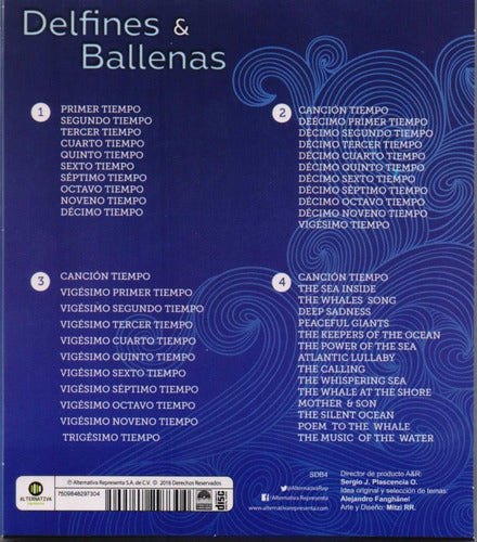 Delfines Y Ballenas Musica Para Relajarte 4 Discos Cd