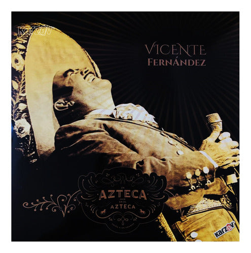 Vicente Fernandez Un Azteca En El Azteca 3 Lp Vinyl + Dvd