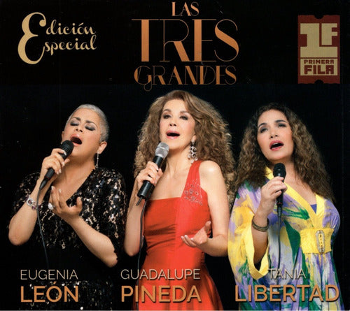 G. Pineda & E. Leon & T. Libertad Tres Grandes 2 Discos Cd + Dvd
