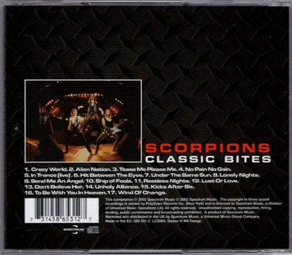 Scorpions Classic Bites Disco Cd