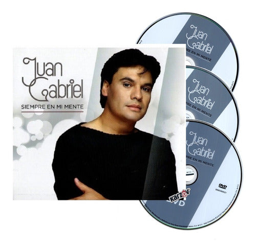 Juan Gabriel Siempre En Mi Mente  Boxset 2 Discos Cd 's + Dvd