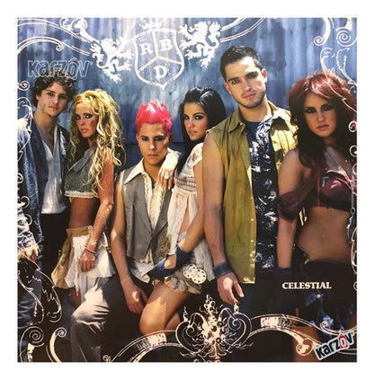 Rbd Rebelde Clestial Verde Green Lp Vinyl