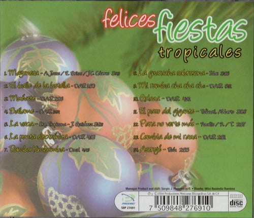 Felices Fiestas Tropicales  Disco Cd