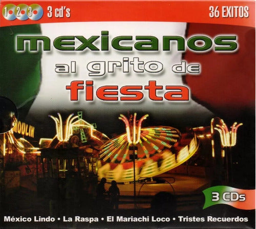 Mexicanos Al Grito De Fiesta 3 Discos Cd