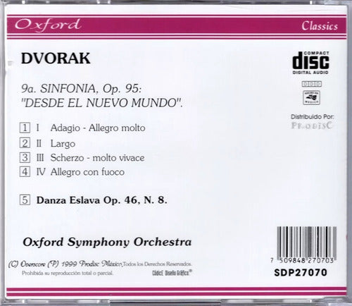 Dvorak Oxford Classics Disco Cd