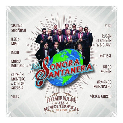 Sonora Santanera Homenaje A La Musica Tropical 2 Discos Cd + Dvd