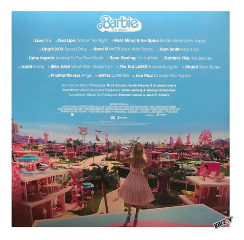 Barbie Movie 2023 Soundtrack Rosa Hot Pink Lp Vinyl