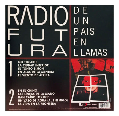 Radio Futura De Un Pais En Llamas Lp Red Vinyl