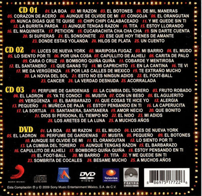 La Sonora Santanera Lo Esencial Boxset 3 Discos Cd + Dvd