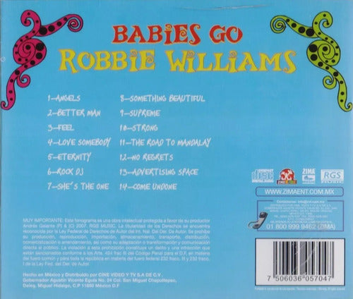 Babies Go Robbie Williams Rock Para Bebes Disco Cd