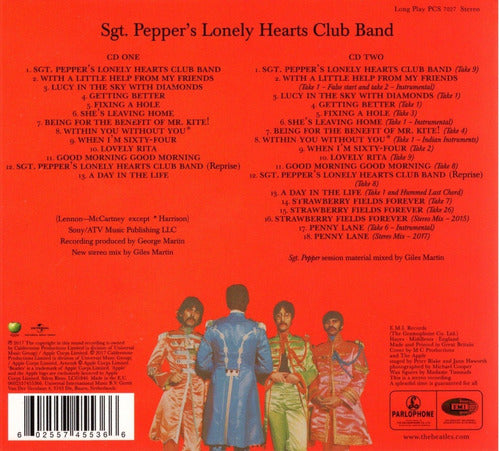 The Beatles - Peppers Lonely Hearts Club Band - 2 Discos Cd