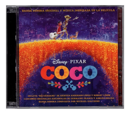 Coco Banda Sonora Soundtrack De La Pelicula 2 Discos Cd