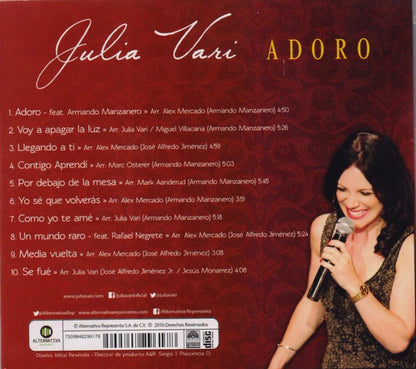 Julia Vari Adoro Disco Cd