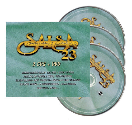 Salsa Coleccion Estelar 2023 2 Discos Cd + Dvd