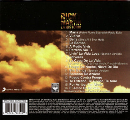 Ricky Martin La Historia Disco Cd