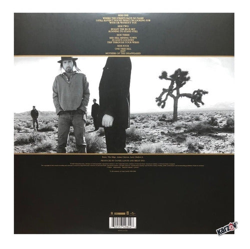 U2 The Joshua Tree 2 Lp Vinyl