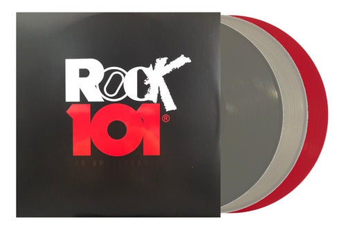 Rock 101 35 Aniversario  3 Lp Vinyl Colores