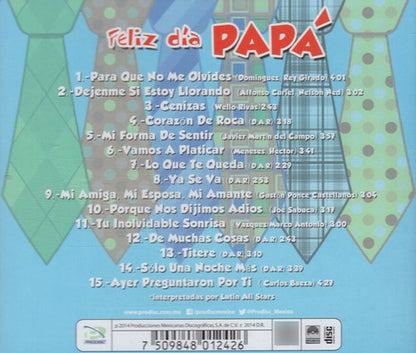 Feliz Dia Papa Disco Cd