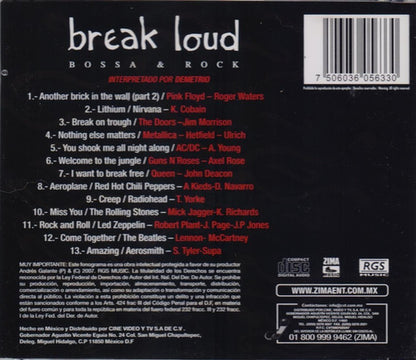 Break Loud Bossa And Rock Disco Cd