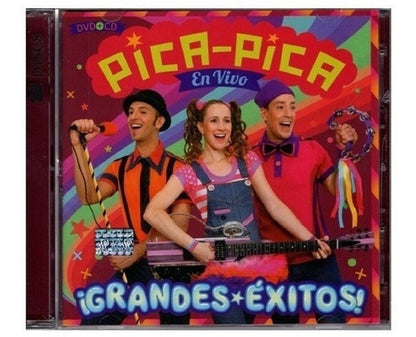 Pica Pica Grandes Exitos 2 Discos Cd + Dvd