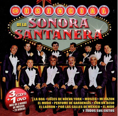 La Sonora Santanera Lo Esencial Boxset 3 Discos Cd + Dvd