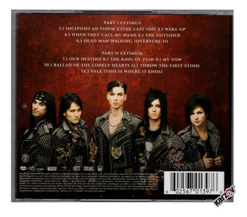 Black Veil Brides Vale Disco Cd