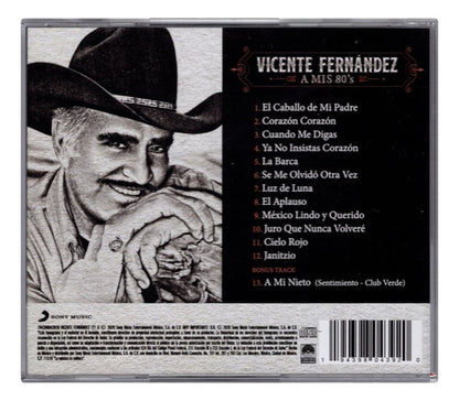 Vicente Fernandez A Mis 80s Disco Cd