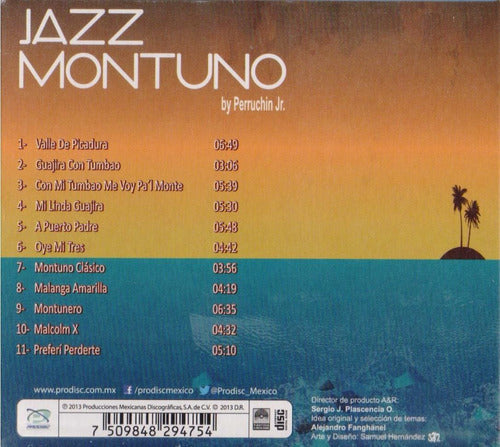 By Perruchin Jr Jazz Montuno Disco Cd