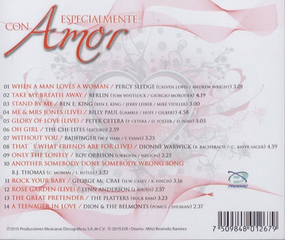 Especialmente Con Amor Disco Cd