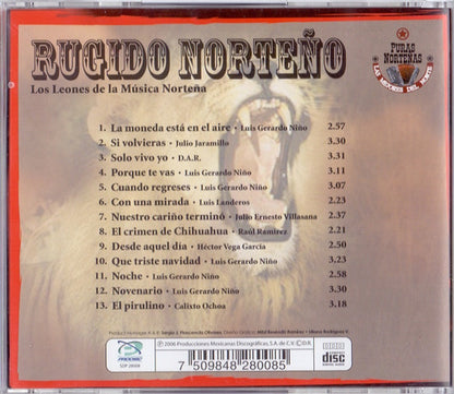 Rugido Norteño Los Leones De La Música Cd