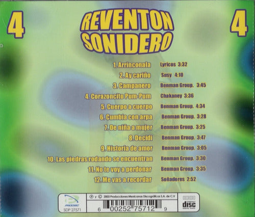 Reventon Sonidero 4 Cuatro Disco Cd