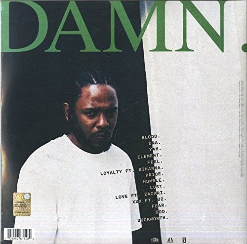 Damn  Kendrick Lamar 2 Lp 's Vinyl