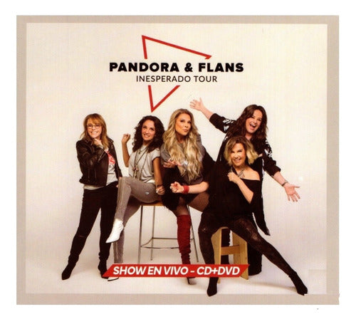 Pandora & Flans Inesperado Tour Box 2 Disco Cd + Dvd