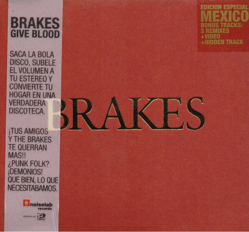 Brakes Give Blood Disco Cd