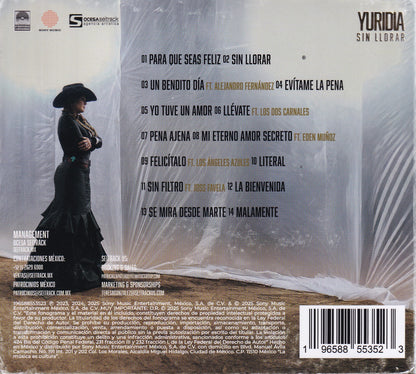 Yuridia Sin Llorar Disco Cd