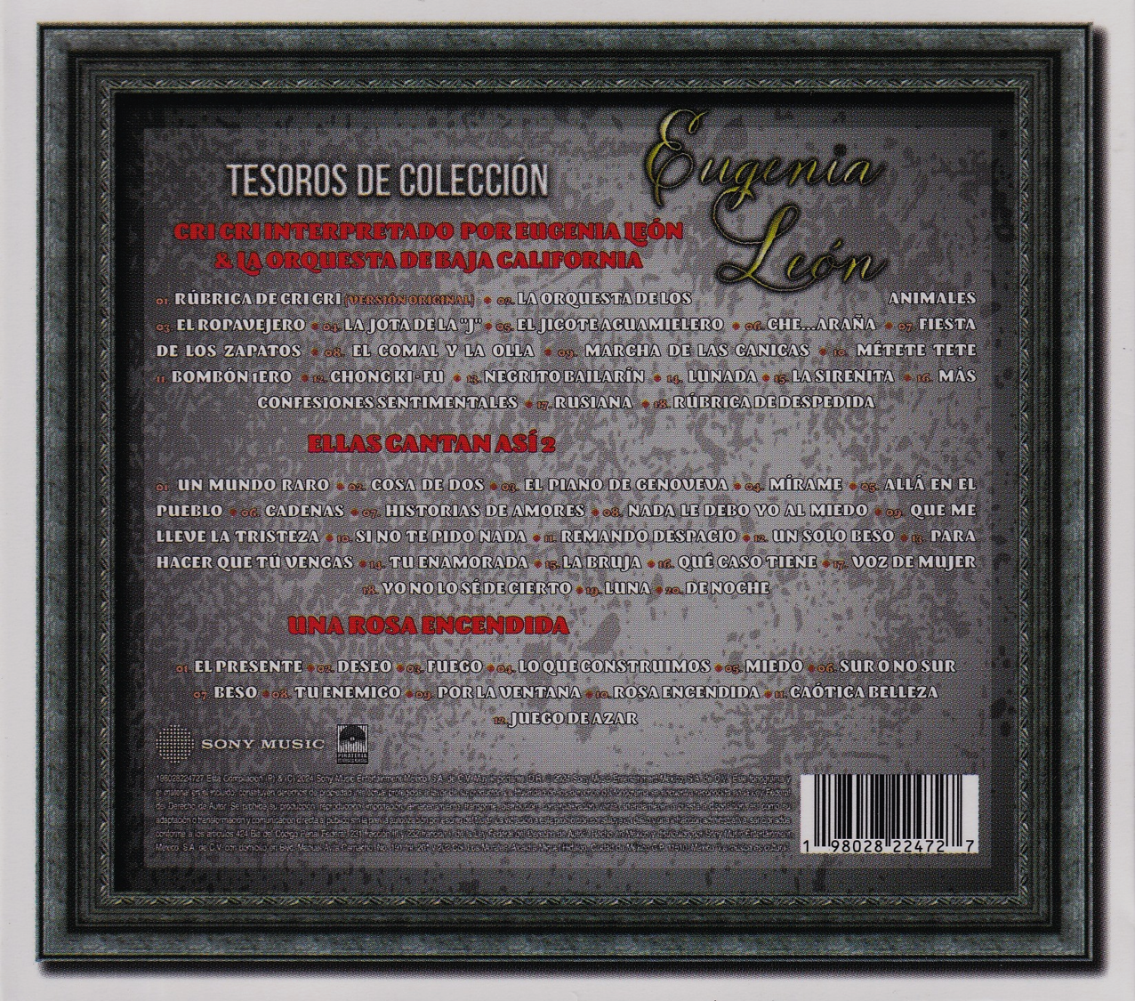 Eugenia Leon Tesoros De Coleccion Box 3 Discos Cd