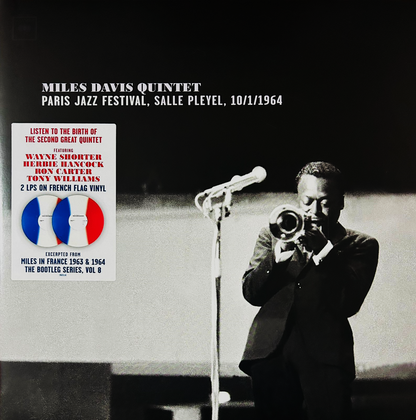 Miles Davis Paris Jazz Festival Salle Pleyel 10 / 01 / 1964 2 Lp Vinyl