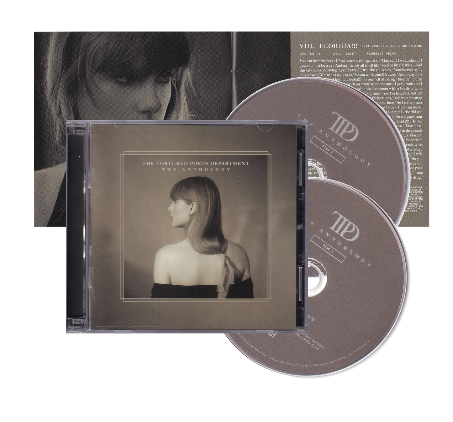 Taylor Swift Tortured Poets Department Anthology 2 Discos Cd