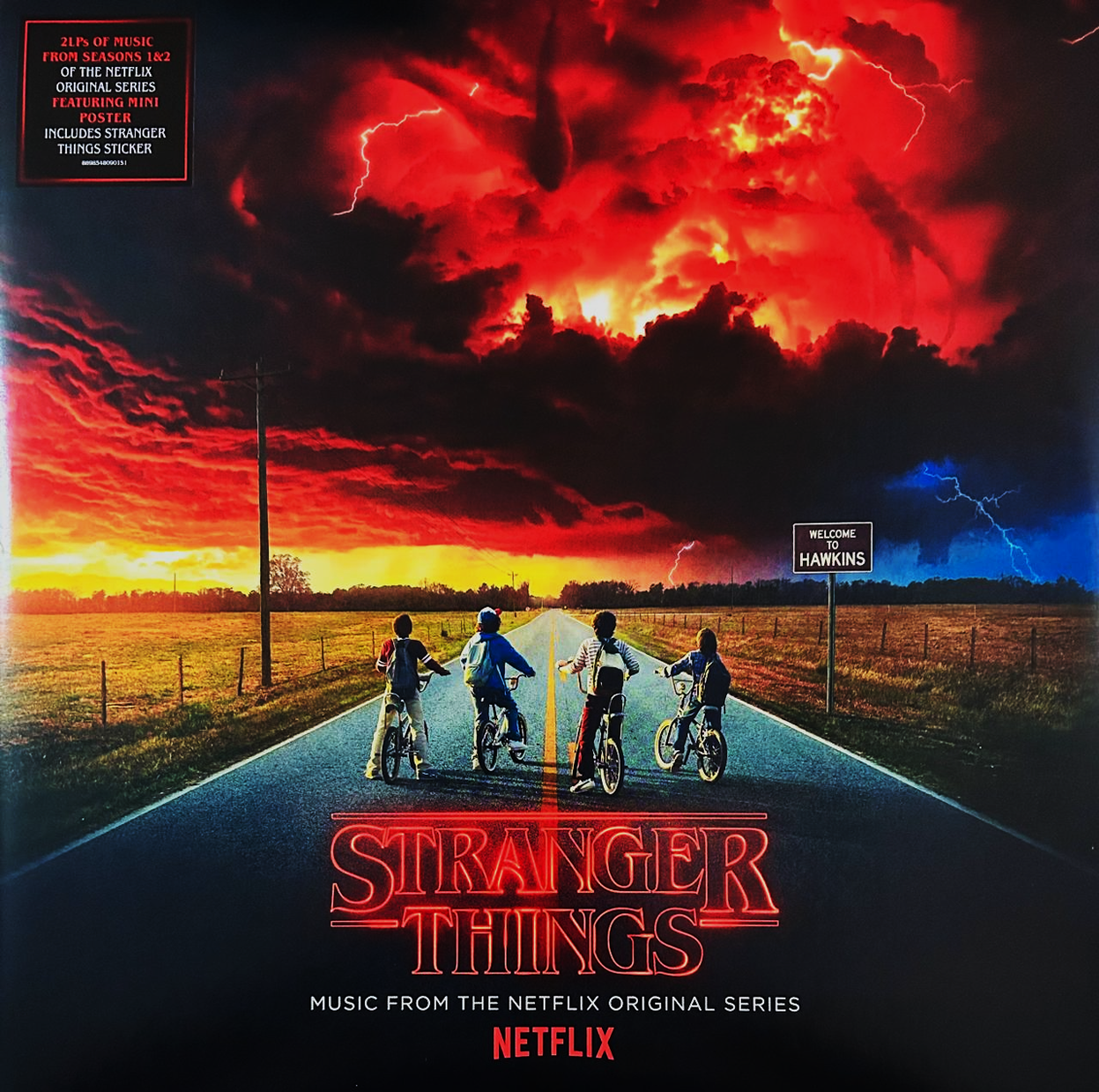 Stranger Things Season 1 Soundtrack 2 Lp Vinyl + Poster