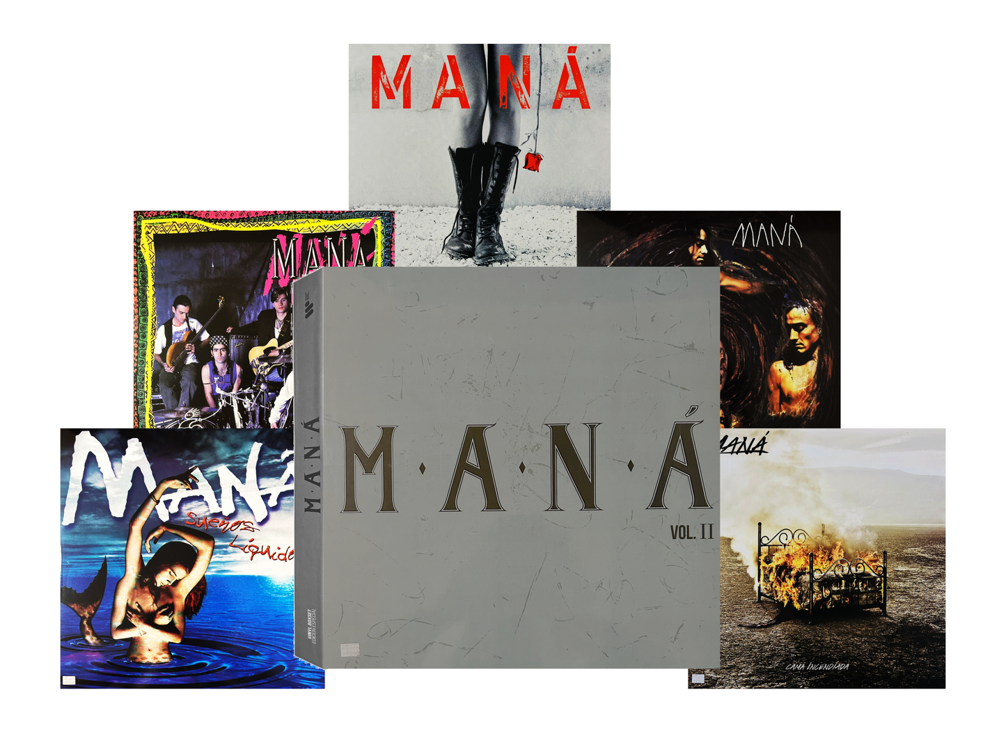 Mana Remastered Volumen 2 Box Coleccion 5 Lp Vinyl