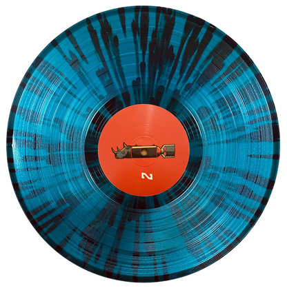 Resorte Republica Zombie Blue & Black Splatter Lp Vinyl