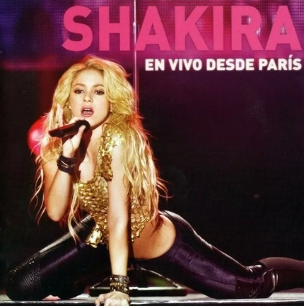 Shakira En Vivo Desde Paris Disco Cd + Dvd